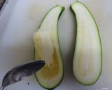 丸ごと最高！ズッキーニ＆ベーコングラタン作り方1写真