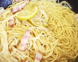 さっぱりウマウマ、レモンクリームパスタ。作り方8写真