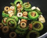 ちくわとゴーヤの甘辛炒め作り方2写真
