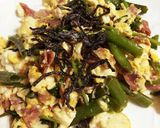 空芯菜と豆腐とハムのチャンプルー作り方6写真