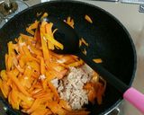 簡単！にんじんとツナの味噌炒め作り方4写真