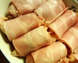 オーブンで簡単☆ベーコンの旨味チキン♪♪作り方2写真