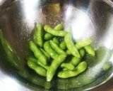 グリル de 枝豆塩焼き～(^o^)作り方1写真