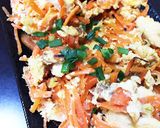 人参大量消費！鶏胸肉と人参の卵とじ作り方6写真