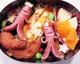 ソーセー人宇宙侵略丼弁当。作り方11写真