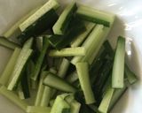 豆腐ときゅうりの梅ごまサラダ作り方4写真