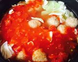 市販の肉団子で簡単♪美味しいトマトスープ作り方5写真