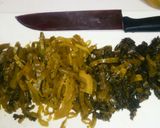＊簡単！ご飯のお供＊高菜炒め作り方1写真