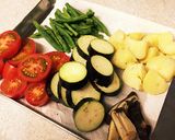 夏野菜ヘルシーグラタン作り方1写真
