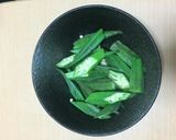 オクラの☆さっぱり梅肉白和え作り方1写真