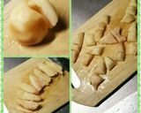 フレッシュ桃入りのベイクドチーズケーキ作り方2写真