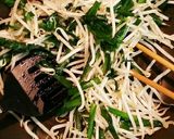 モヤシとニラのポン酢deごま油炒め☆作り方2写真