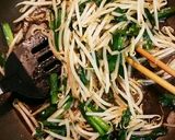 モヤシとニラのポン酢deごま油炒め☆作り方4写真