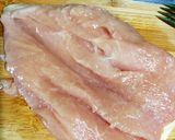 バジルの鶏胸肉ハム作り方1写真