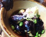 レンジで！なすの揚げ浸し風〜香味野菜添え作り方3写真