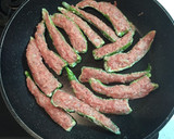 簡単★万願寺とうがらしの肉詰め作り方5写真