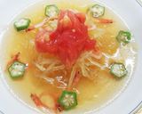 素麺カボチャの冷製スープ作り方5写真