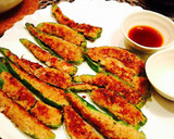簡単★万願寺とうがらしの肉詰め作り方7写真