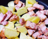 厚切りベーコンとじゃがいものチーズ焼き作り方4写真