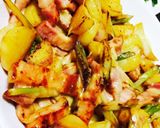 厚切りベーコンとじゃがいものチーズ焼き作り方6写真