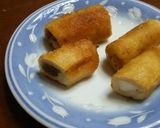 薄切り冷凍豆腐と青じそ巻き と梅入り作り方14写真