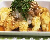 とり天の梅おろし餡かけ☆作り方8写真