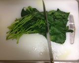 【離乳食中期】モロヘイヤのサラダ作り方2写真