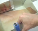 新聞紙で作る社宅カステラ♪作り方7写真