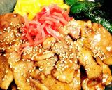 夏休みランチ！甘ダレうま〜い豚丼っ！作り方10写真