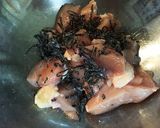 余分な味付け不要！ムネ肉の塩昆布焼き作り方2写真