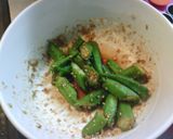 オクラのごま和え♪ 調味料１つで！作り方3写真