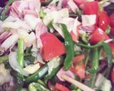 自家製の旬の野菜たっぷり♪トマトパスタ作り方6写真