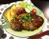 節約！簡単！ 肉汁 豆腐ハンバーグ作り方12写真