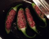 ハラペーニョの肉詰め♡コリアンダー入り♪作り方5写真