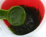 トッピングで自由自在✿抹茶ミルク寒天✿作り方8写真