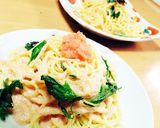うまうま(o´艸`)明太子クリームパスタ作り方3写真