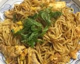 すりおろした人参入り・焼きそば作り方3写真