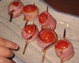 巻いてベーコン♪プチトマト作り方3写真