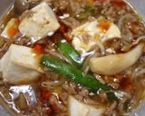 麻婆豆腐が余ったら ランチに麻婆うどん！作り方3写真