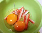 あんかけたっぷり！カニカマで和風かに玉作り方1写真