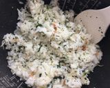 ★残りご飯で★まるかつちりめんチャーハン作り方1写真