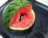 Twitterで話題のサメスイカ作り方6写真