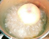 裏ワザ❢桃の皮の脱がせ方作り方1写真