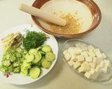 冷た〜い！夏野菜満載！冷や汁〜❤️作り方8写真