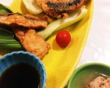 お刺身イワシで☆鰹節つみれ＊ミョウガ揚げ作り方10写真