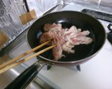 簡単 豚肉と アスパラのチーズケチャ炒め作り方2写真