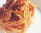 自家製の旬の野菜たっぷり♪トマトパスタ作り方11写真