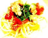 冷凍トマトdeさっぱり冷製トマトパスタ作り方7写真
