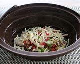 夏野菜アレンジ！鮭の枝豆チーズ蒸し作り方3写真