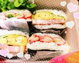 簡単あり合わせのプチおにぎらず作り方8写真